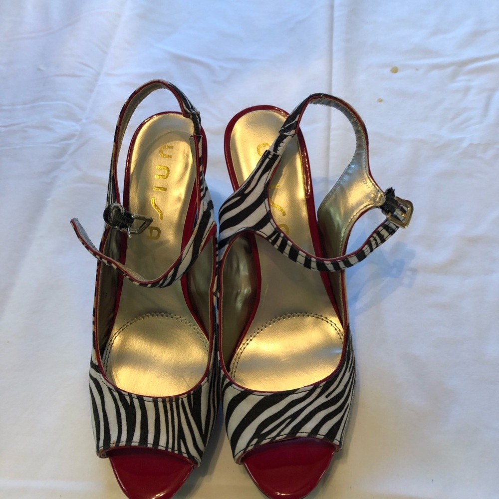Red and Black Heels